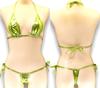 Micro Extra String Sexy Extreme Triangle B7RS Green F [Cat Select] Bikini, T-Back, T-Front, Small, Panties, Lingerie, Underwear, Cosplay, Swimsuit,