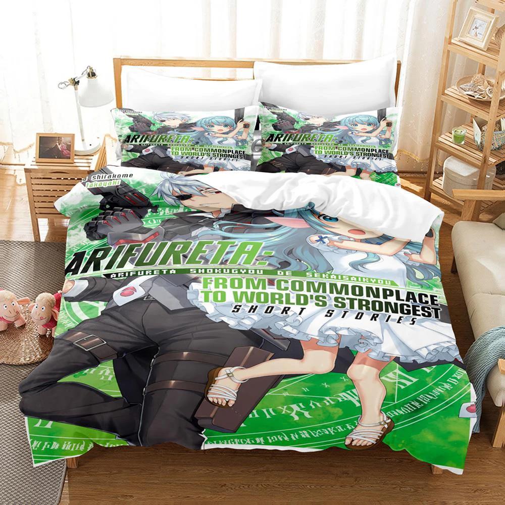 Comforter Anime Arifureta Bedding Set Full Double Single Duvet Bedroom Sets From Commonplace To The World'S Strongest