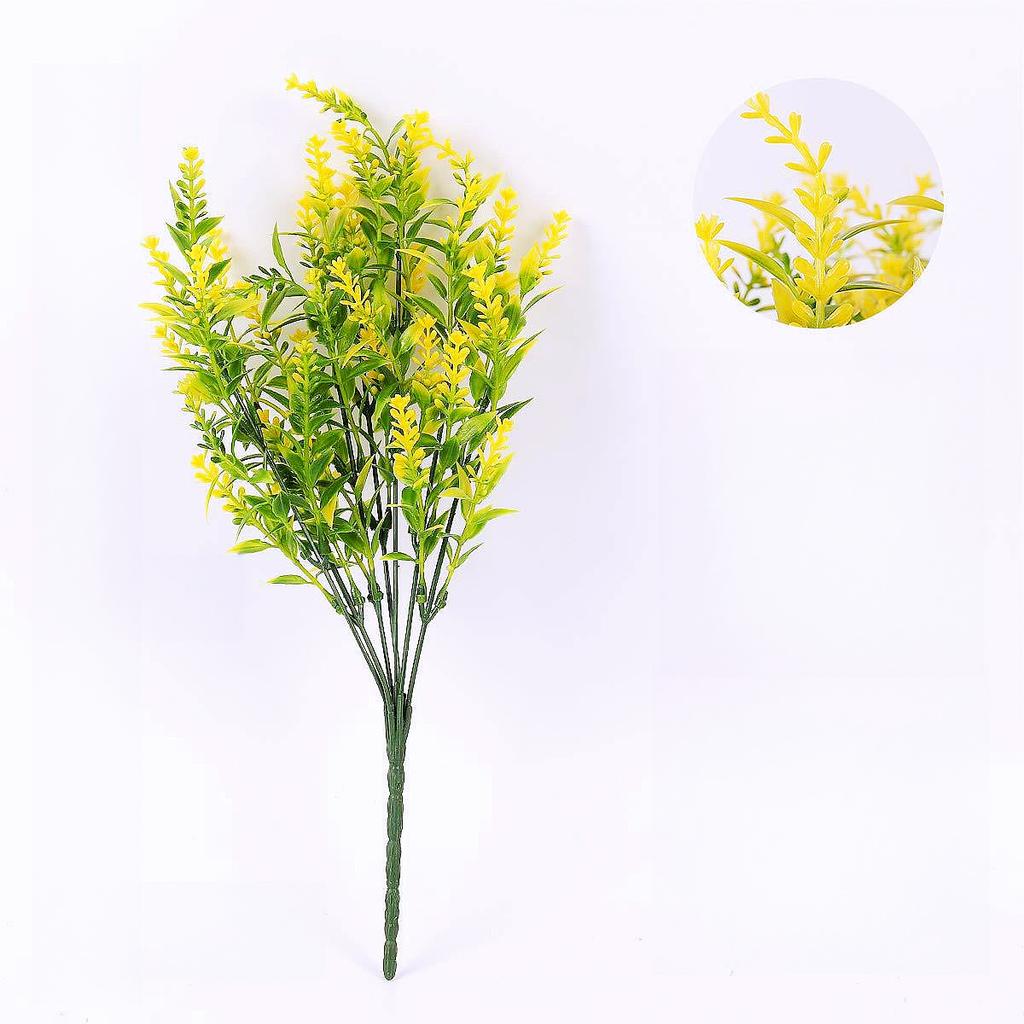 9/10/12 Piece Outdoor Artificial Flower Set - Suitable for Garden, Living Room, Balcony, Lawn, Porch, Window, or Courtyard Decor