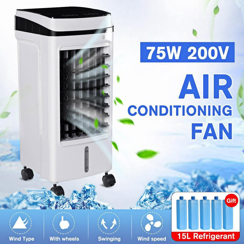 220V Humidifier Cooler 15L 75W Tank Cooling Timed 3 Fan Modes Cooling Fan Humidifier Portable Air Conditioner Conditioning Fan