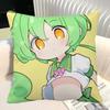Anime Zundamon Pillow Case Square Pillow Bedroom Sofa Leisure Comfort Cushion Car Home Decoration