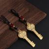 Brass Year of The Dragon Lucky Key Chain Chinese Zodiac Chinese Zodiac Car Key Ring  Bag Charm