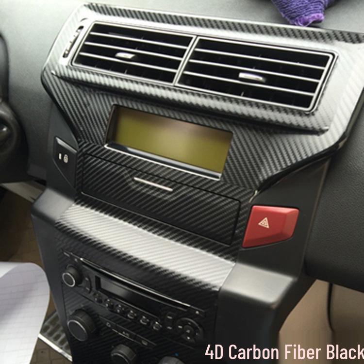 08-16 Classic Sega Carbon Fiber Center Console Decor Stickers - Protective & Color-Changing Film