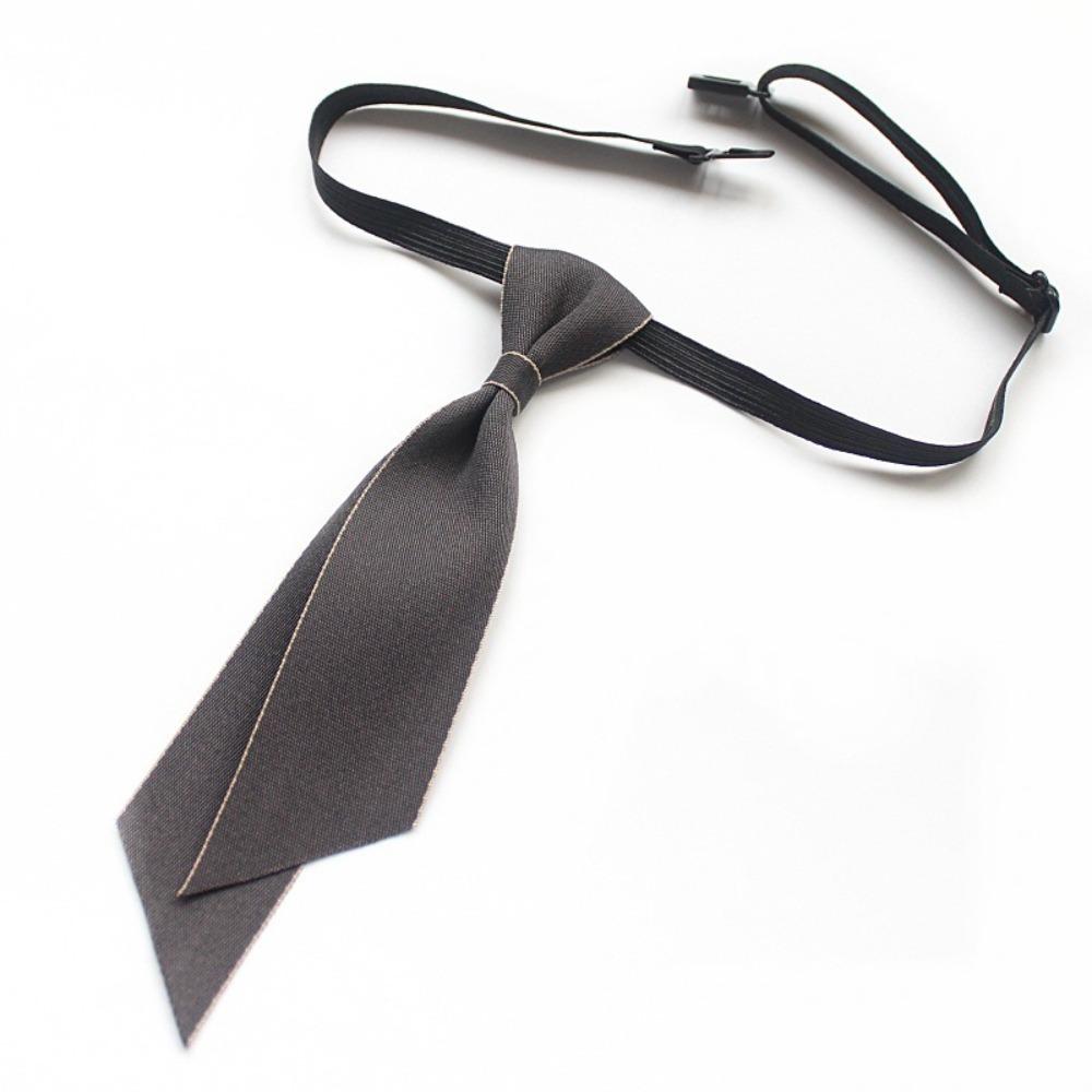 Simple Slim Shirt Bowtie Solid Color Graduation Bow Tie  Women Men Formal Wear Accessory