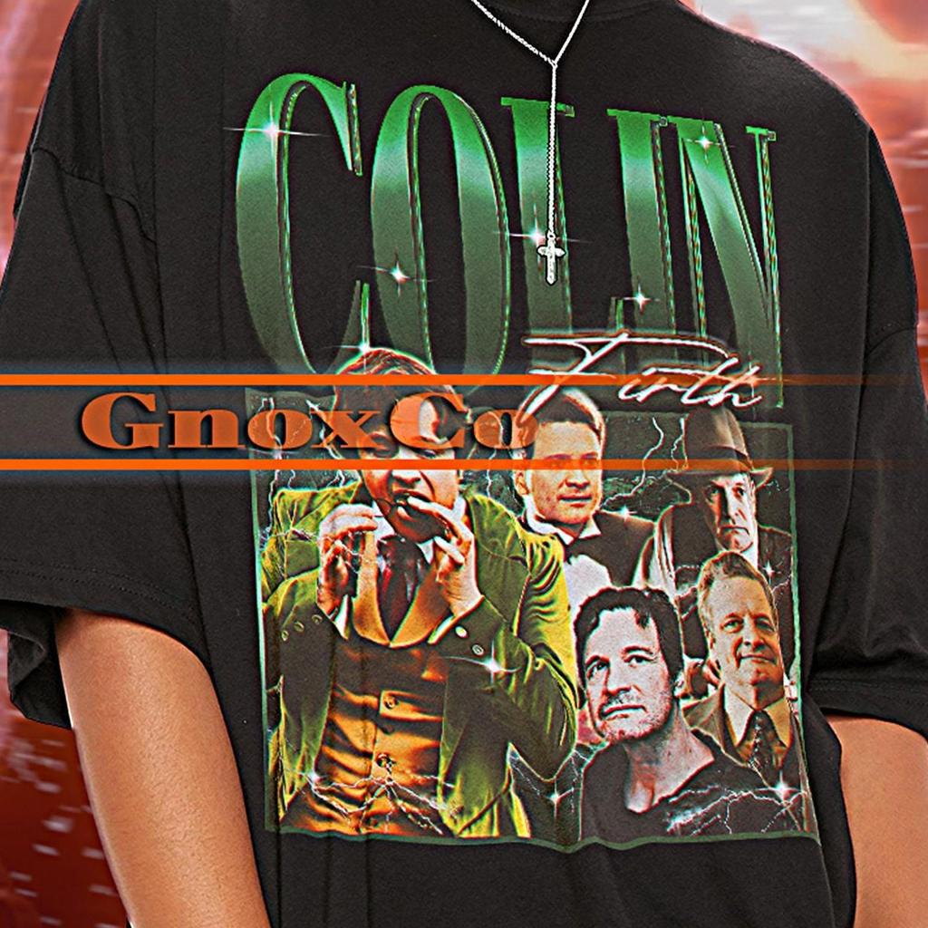 KOSZULKA COLINA FIRTHA, Vintage Koszulka Colina Firtha, Koszulki Hołdujące Colinowi Firthowi, Sweter Retro 90s Colina Firtha, Koszulka na Prezent Colina Firtha #saf