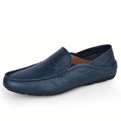 Plus size lederen schoenen heren loafers comfortabele vrijetijdsschoenen heren flats mocassins herenschoenen