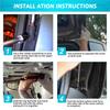 2pcs Car Front Bonnet Hood Gas Lift Support Shock Struts Black For Toyota 4Runner 2010-2022 SUV / Pickup OEM SG329048