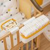 Baby Crib Sundries Storage Baskets Home Feeding Bottle Diapers Organize Box Bibs Clip Bedside Plastic Small Items Storage Basket