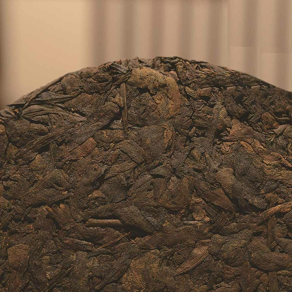 Premium Black Puerh Cha Pu'er Tea Cake 357g Qizi Wild Mountain Tea China Yunnan