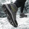 Winter Mens Big Size High Top Cotton Shoes Outdoor Hiking Boots Warm Thick Sole Anti Slip Trekking Footwear for Men 39 45