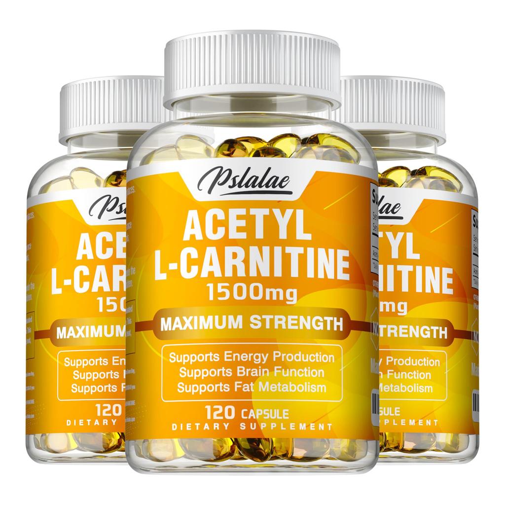 Pslalae - 1500mg Acetyl-L-Carnitine Capsules - Brain Health