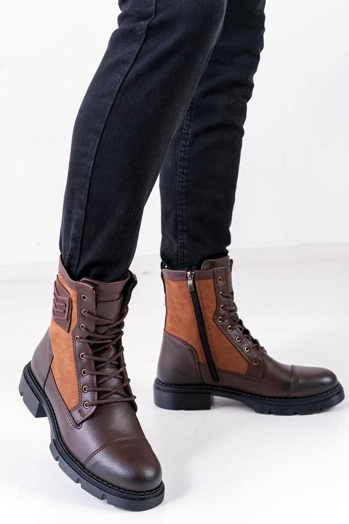 Men's Fashion Flat Heeled Booties Ctr Unisex Black Winter Outdoor Boots Shoes