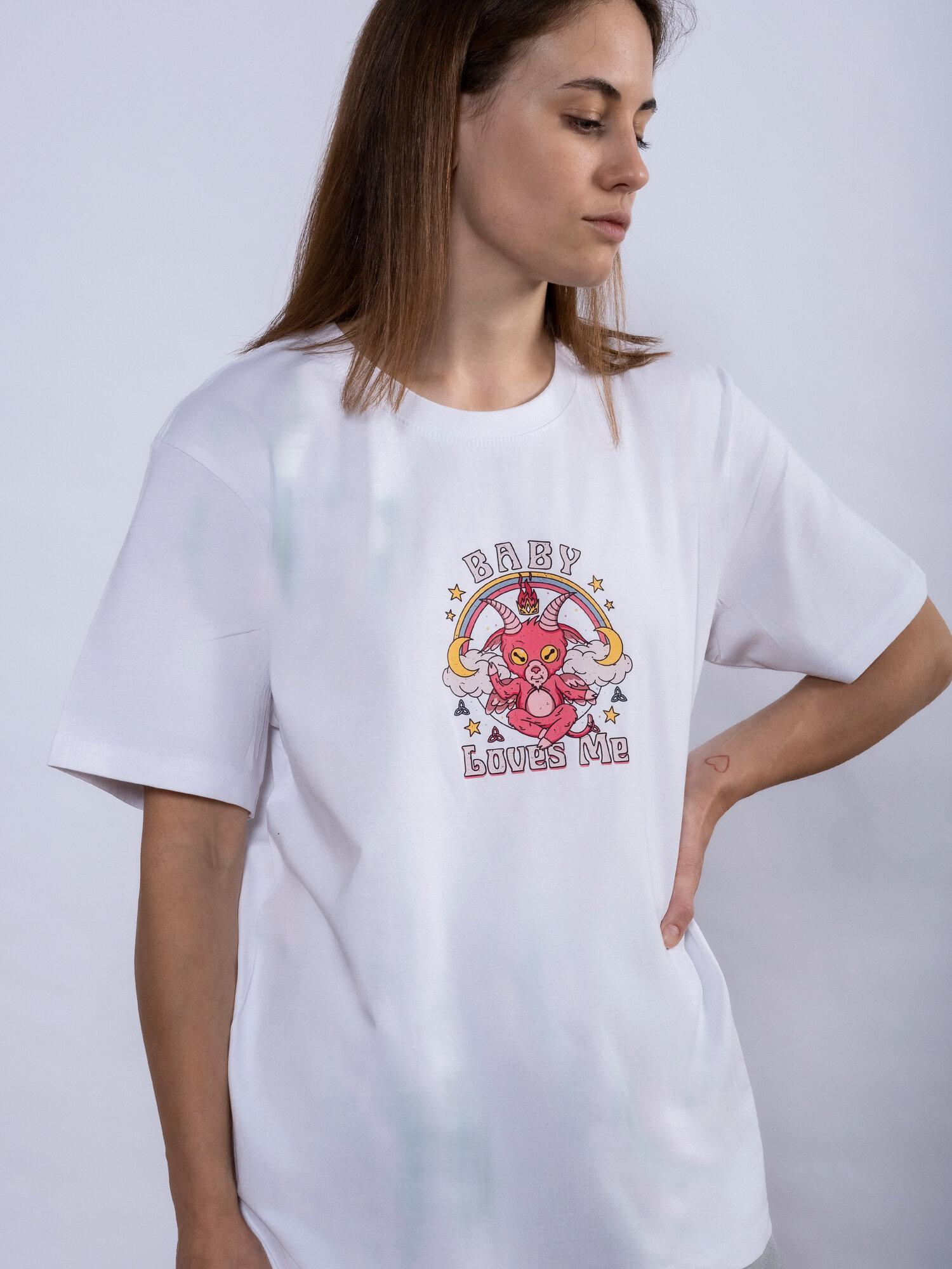 Beaver meme print T-shirt M