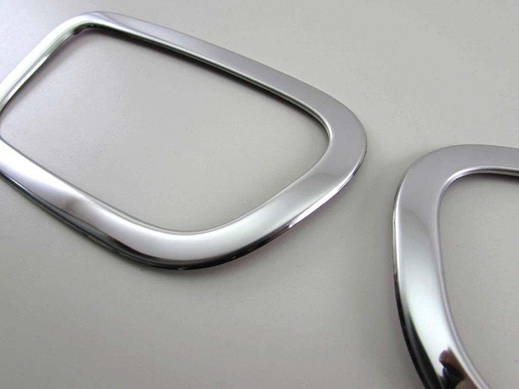 BRIGHTZ Super Mirror Finish Stainless Steel Plated Front Inner Door Handle Covers for Bongo Brawny Van (Plate, 2-Piece Set) TRH200M/GDH206M