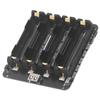 4 Slot Lithium Battery Holder Shield Case Battery Development Board with Overcharge Protection DC 5V