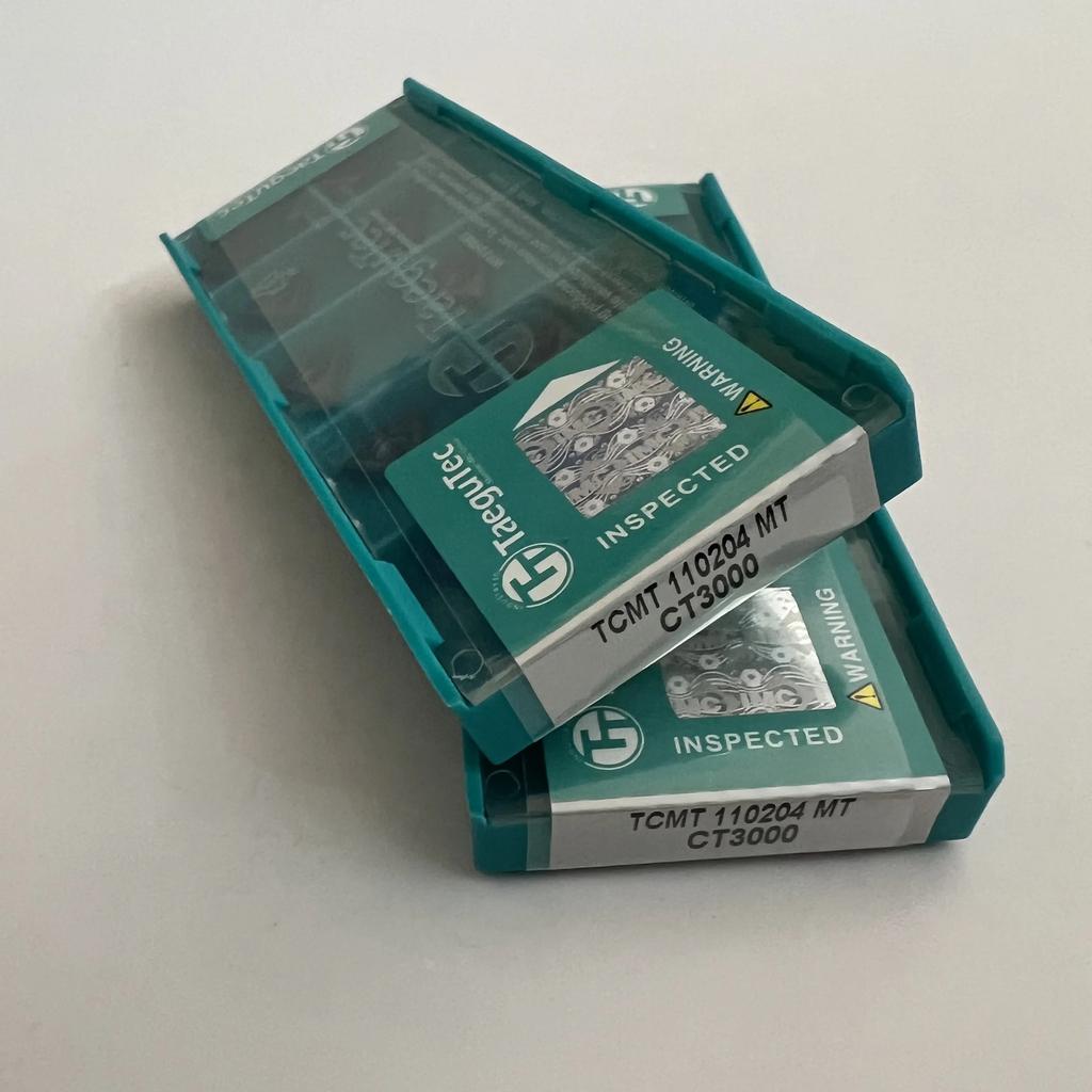 TaeguTec / TCMT110204MT CT3000 /Original Genuine CNC Alloy Blade 10 PCS