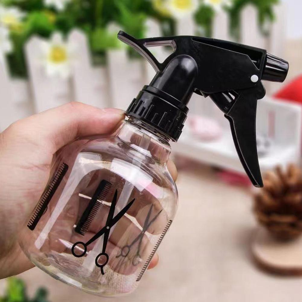 250ML Portable Plastic Hairdressing Spray Bottle Salon Barber Hair Tools Water Sprayer Transparent Make-up Style Spray Bottles