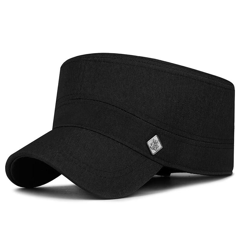 ZHENYUEQI Flat-Top Sun Hat for Mid-Aged & Elderly Adjustable