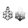 Snowmen Charms Snowflake Pendants For Winter Christmas Themed Jewelry
