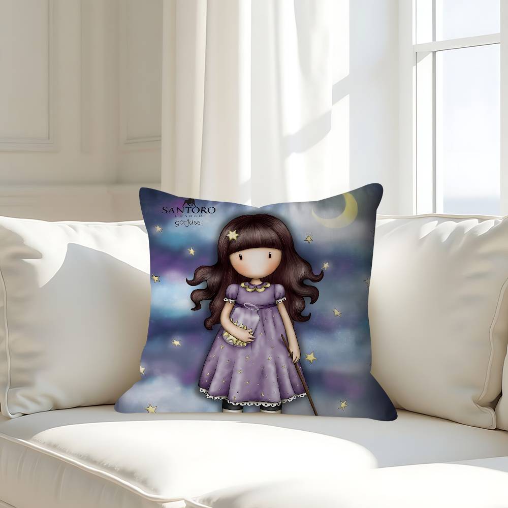 Niedliche G-Gorjusses S-Santoro Ahornblatt-Design Kissenbezug Fröhliche Herbsternte Deko Feiertagsdeko Kissenbezug