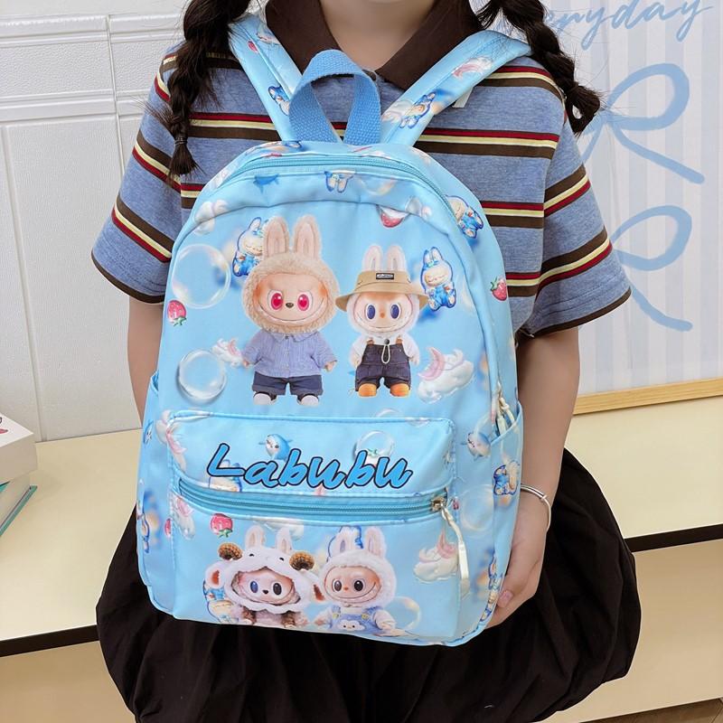 School Bag Backpack Large-capacity Children's Bag LABUBU Elementary School Backpack Girl Boy School Backpack