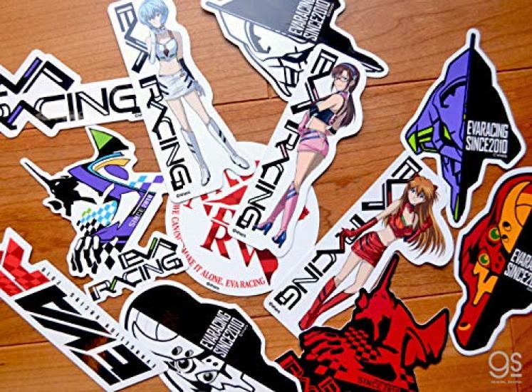 Evangelion Racing EVA Racing Sticker Small Character Sticker Anime Licensed Product LCS1233 gs Official Merchandise EVA-R