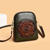 Retro Shoulder Bags for Women Small Bag Luxurious Designer Classic Double-layer Pocket 3D Embossed Diagonal Cross Bag Mom Purse
