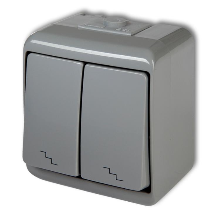 Junior Double Stair Switch Gray Ip54 10Whe-7