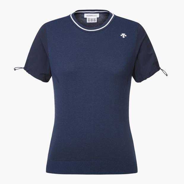 DESCENTE GOLF Women'S Hybrid Short Sleeve Knit (Dp32Wfkp71)
