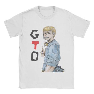 Humor GTO Great Teacher Onizuka TShirts for Unisex Round Neck Pure Cotton T Shirt Short Sleeve Tee Shirt Gift Idea Clothing