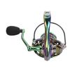 Lure Spinning Reel Metal Spinning Fishing Wheel Gapless 5.0:1 Speed Ratio Fishing Reel for Freshwater Saltwater SK3000
