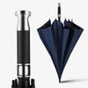 11-Inch umbrella, automatic golf umbrella, enlarged double-layer weather and rain dual-purpose, windstorm-resistant long handle advertising custom