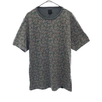 Pretty Green Floral Short Sleeve T-shirt 4 Gray Men's Used