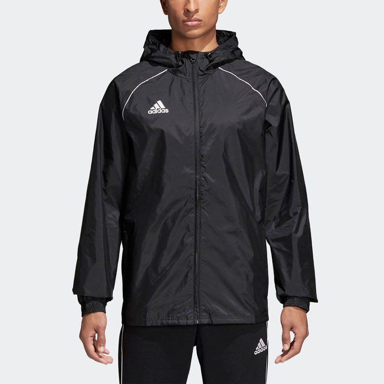 Adidas Jackets Men's Black Hooded Moderate Other CE9048