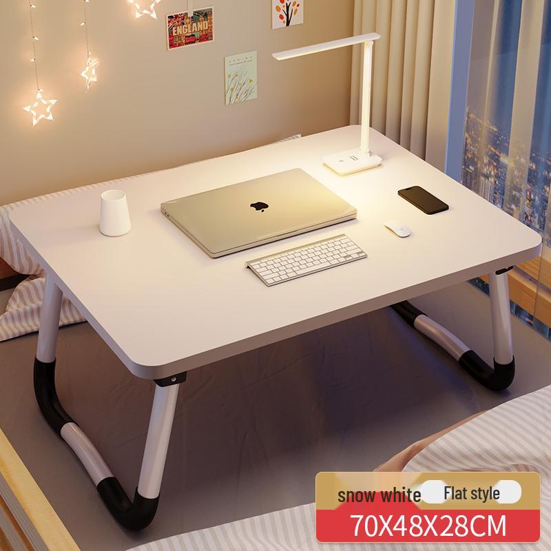 Foldable Laptop Bedside Table - Adjustable Study Desk for Bedroom or Bay Window