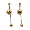 111 silver needles, a two-wearing ball fringed earring, with a sense of design and temperament, light luxury earrings, showing face and thin earrings.