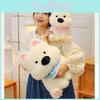 West Highland Scarf White Terrier Plush Toys Cartoon Animals Fill Doll Xmas Gift