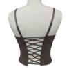 Slim Fit Lace Camisole Hollow Suspender Vest Spicy Girl Style Crop Tops  Travel
