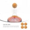 4Pcs Cork Ball Stoppers Replaceable Wine Jug Stoppers Decanter Seal Daily Use Set Cork Stopper Daily Use Wine Stopper