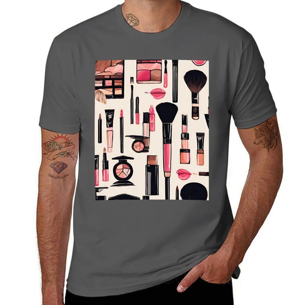 Makeup Pattern Tshirt Anime Tshirt Unisex T Shirt Cotton High Quality Tshirt