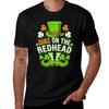 Dibs On The Redhead Irish Leprechaun Funny St Patricks Day Tshirt Streetwear Print Tee Shirt