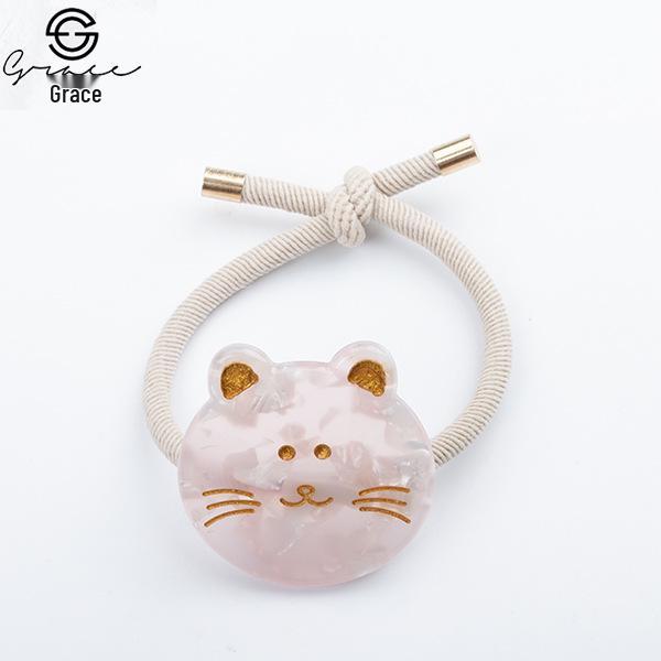 

Резинка для волос Goreth из эластичной кожи в форме милого котика для женщин