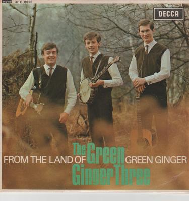 7inch Record GREEN GINGER THREE - From the Land of Green Ginger DFE8623 Decca 1965 UK Folk Used