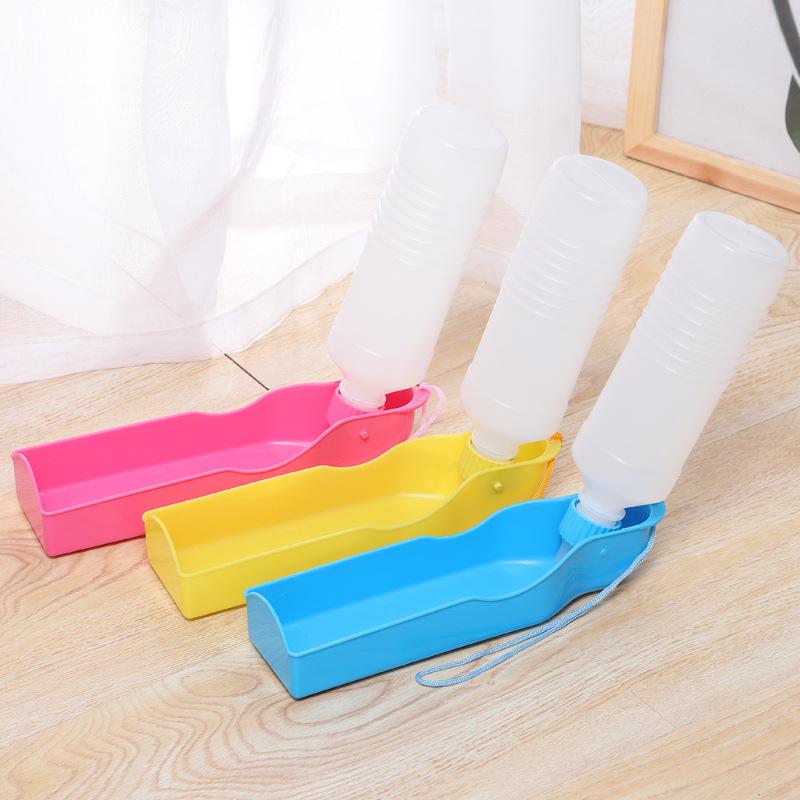 250/500ml Pet Supplies Water Fountain Outdoor Portable Feeding Kettle Drinking Water Bottle Pet Water Cup Dog Outdoor Travel Cup