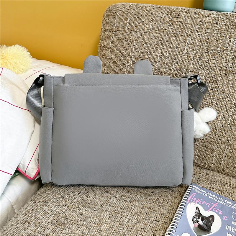 Cartoon-Katze Messenger Bag Damen Große Kapazität Umhängetasche Student Handtasche