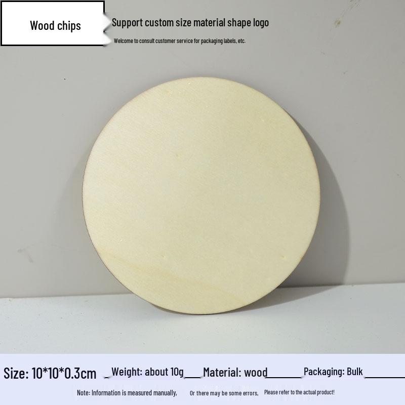

Round Wooden Slices for DIY Hand-Painted Projects - Laser Cut Decorative Accessories