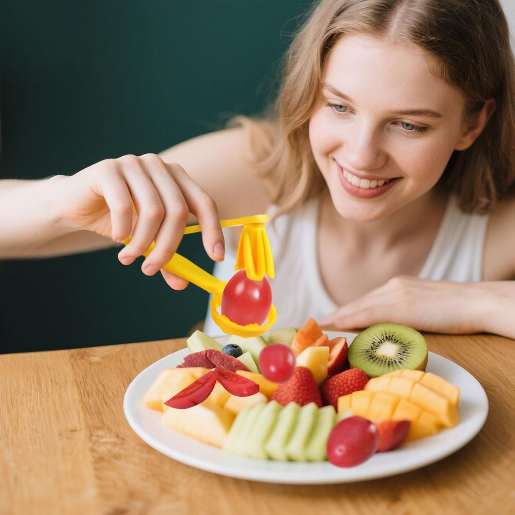 Traubenschneider für Kleinkinder, Tomaten-Küchenhelfer, Kreatives kleines Werkzeug Obst