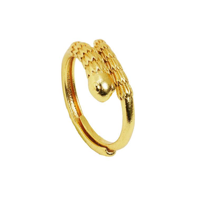 New Chinese Style Ring Design Inspired Snake Ring Women's High-end Jewelry