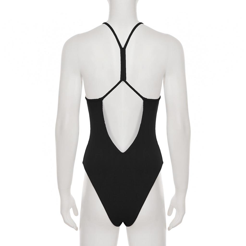 European & American Sexy Backless Slim Bodysuit - Women's Pure Color Vest Top