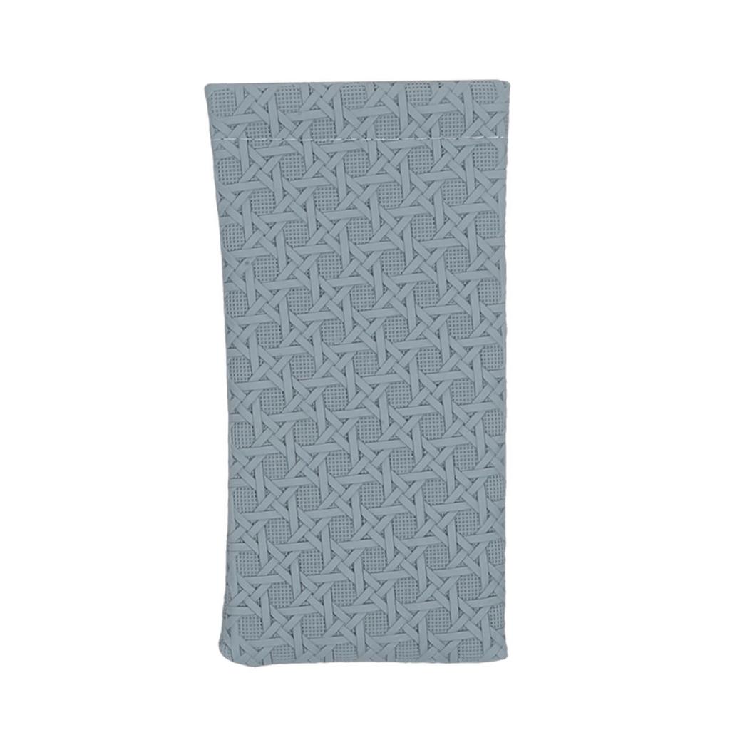 1pc Minimalist Elegant Trendy Glasses Pouch Woven Texture PU Leather Portable Sunglasses Storage Box Durable Protective Containe